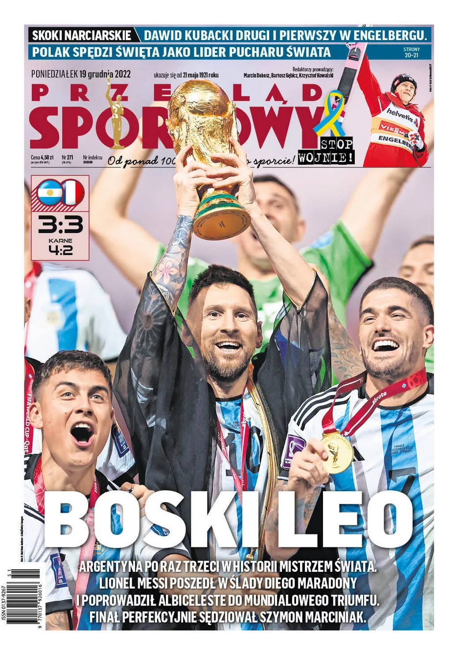 “Maradoha”. Messi skradł okładki światowych gazet!