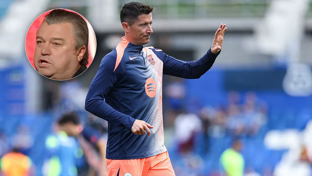 “Lewy” łączony z gigantem. “Robert nakrywa go czapką”